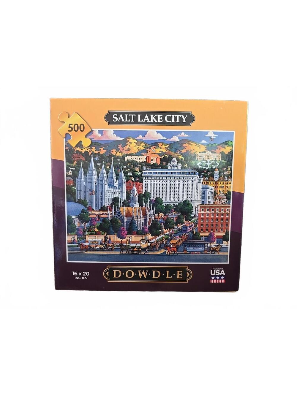 Dowdle Salt Lake City 500 Pc Puzzle 2021 NEW